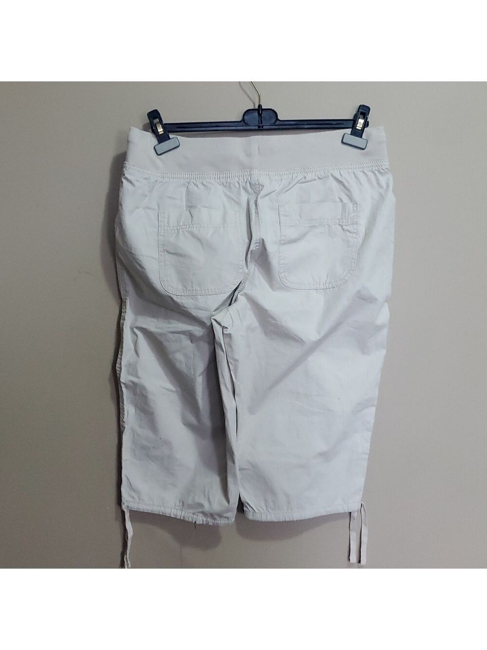 My Style Beige Casual Capris Shorts Size Large - Picture 5 of 6